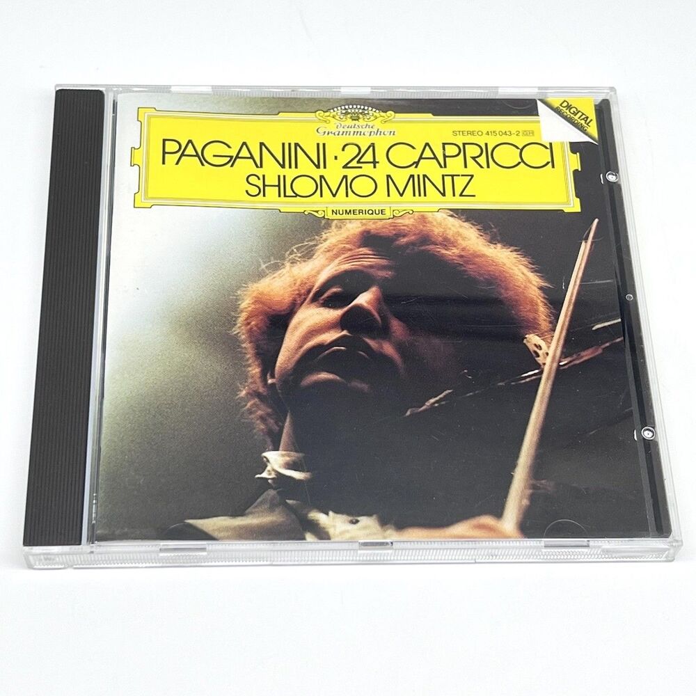 Paganini – 24 Capricci Shlomo Mintz CD 1982 Classical Violin Deutsche Grammophon